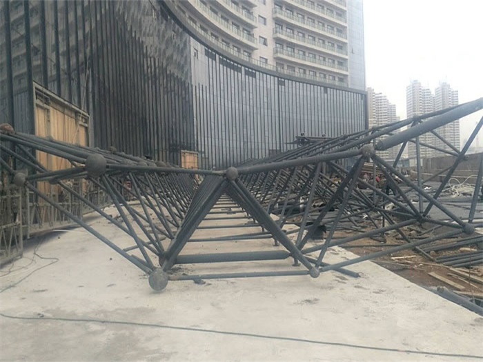 东阳万豪酒店雨棚网架